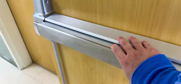 Installing a Push Bar on a Door Margate